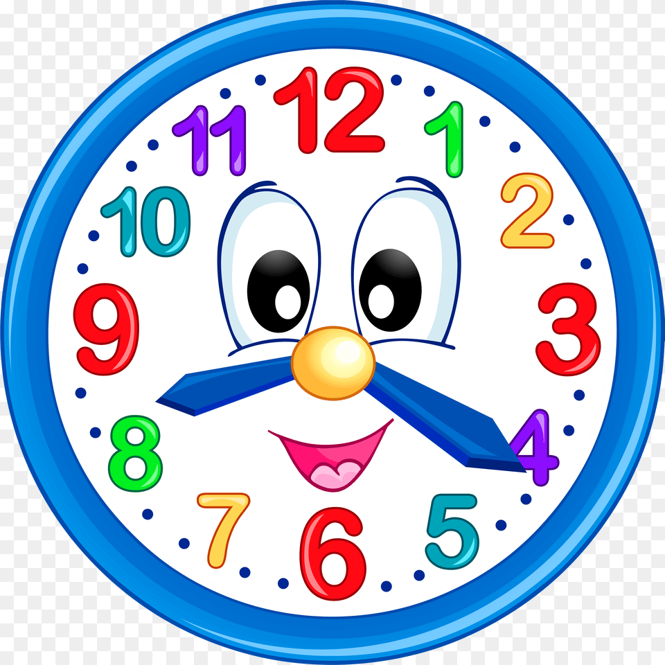 Cute Clock Clip Art Clipart Of Clock, Analog Clock, Disk, Text Png Image