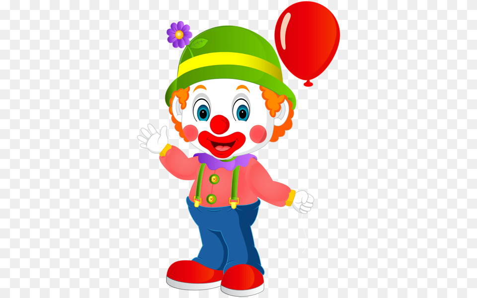 Cute Clown Transparent Clip Art, Performer, Person, Baby, Face Png Image