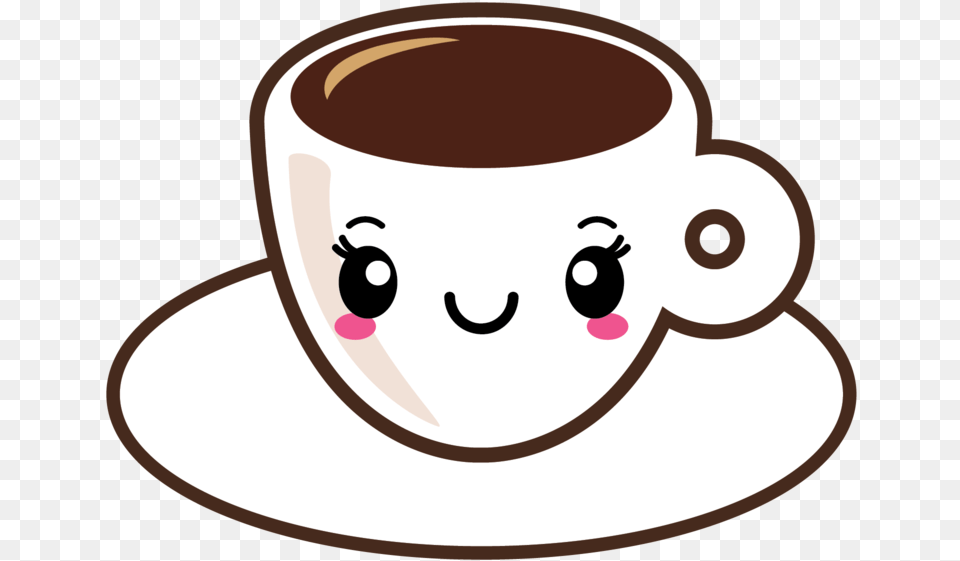 Cute Coffee Cup Clipart, Saucer, Beverage, Coffee Cup Free Transparent Png
