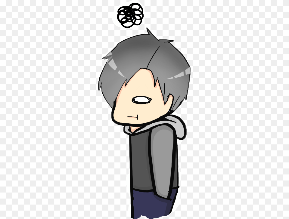 Cute Confused Chibi Alex Drawn By Me, Book, Comics, Publication, Baby Free Png Download