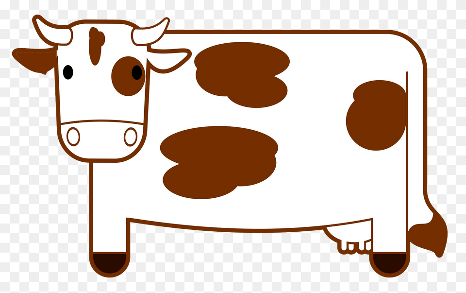 Cute Cow Clipart, Animal, Cattle, Dairy Cow, Livestock Free Transparent Png