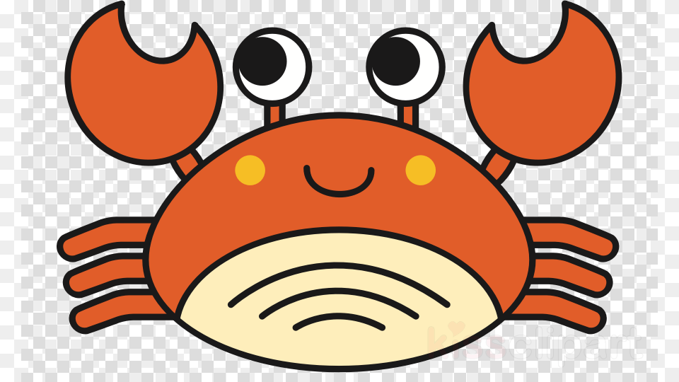 Cute Crab Clipart Crab Clip Art Cute Cartoon Crab, Food Free Png
