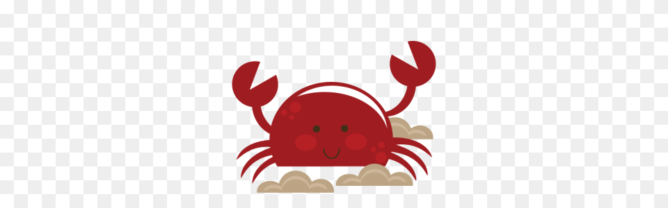 Cute Crab For Scrapbooking Crab, Food, Seafood, Animal, Invertebrate Free Png