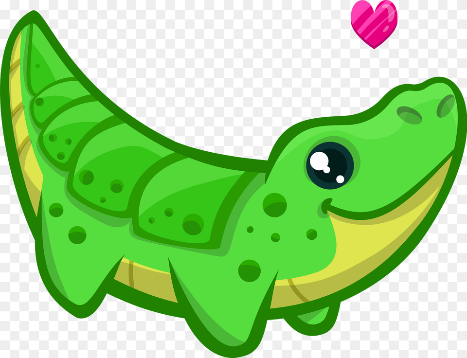 Cute Crocodile Clipart, Green, Animal, Bear, Mammal Png