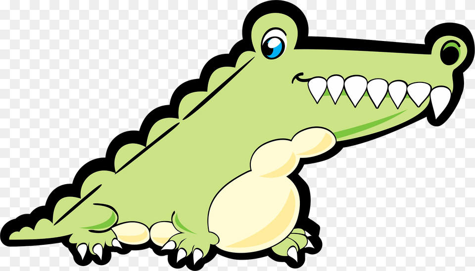 Cute Crocodile Clipart, Animal, Reptile Free Png