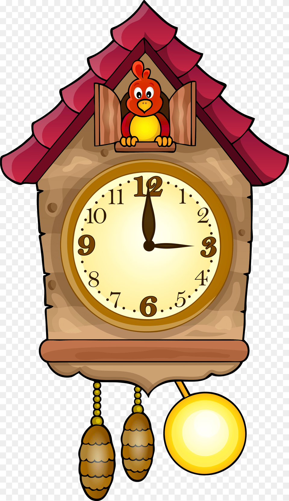 Cute Cuckoo Clock Clip Art Cute Cuckoo Clock Clipart, Analog Clock, Dynamite, Weapon, Animal Free Png