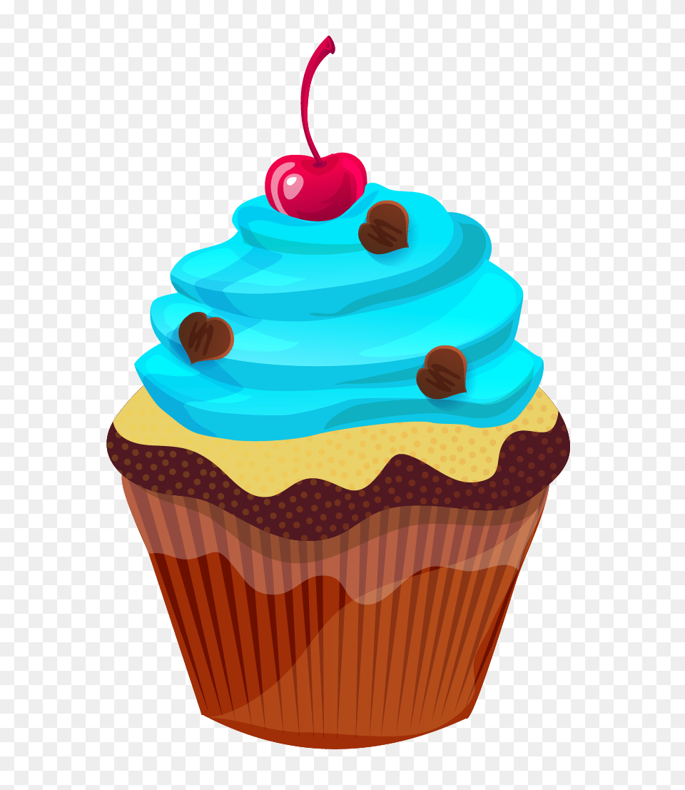 Cute Cupcake Clip Art Cupcake Clip Art Cake Cupcakes Blue Pink, Cream, Dessert, Food, Dynamite Free Png