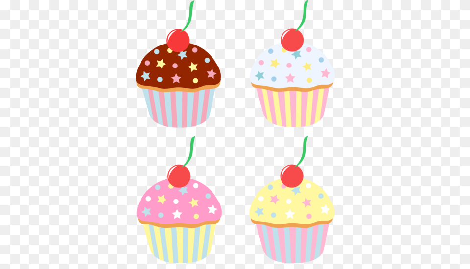 Cute Cupcakes Clipart, Cake, Cream, Cupcake, Dessert Free Png Download