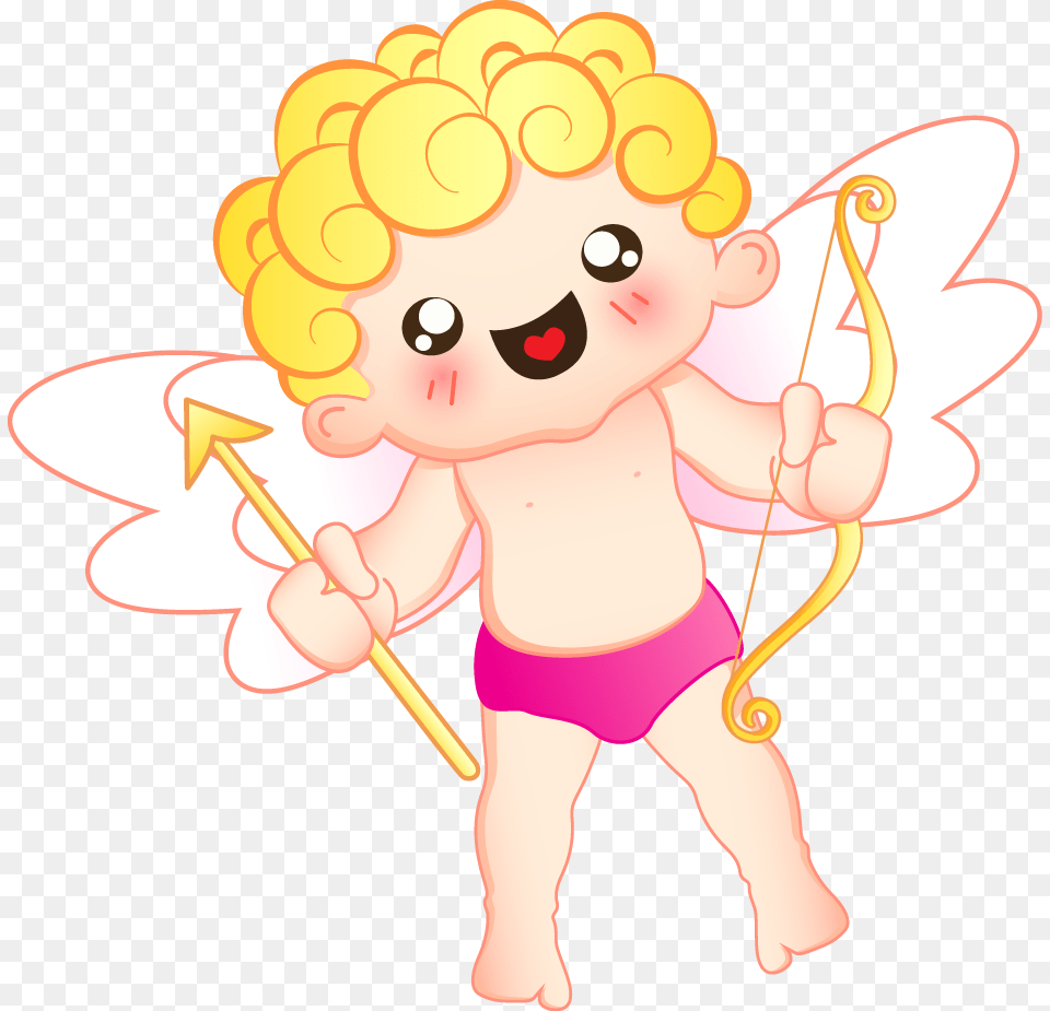 Cute Cupid, Baby, Person, Face, Head Png Image