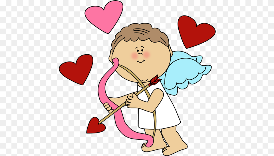 Cute Cupid Drawing Valentines Day Clipart, Baby, Person, Face, Head Free Png