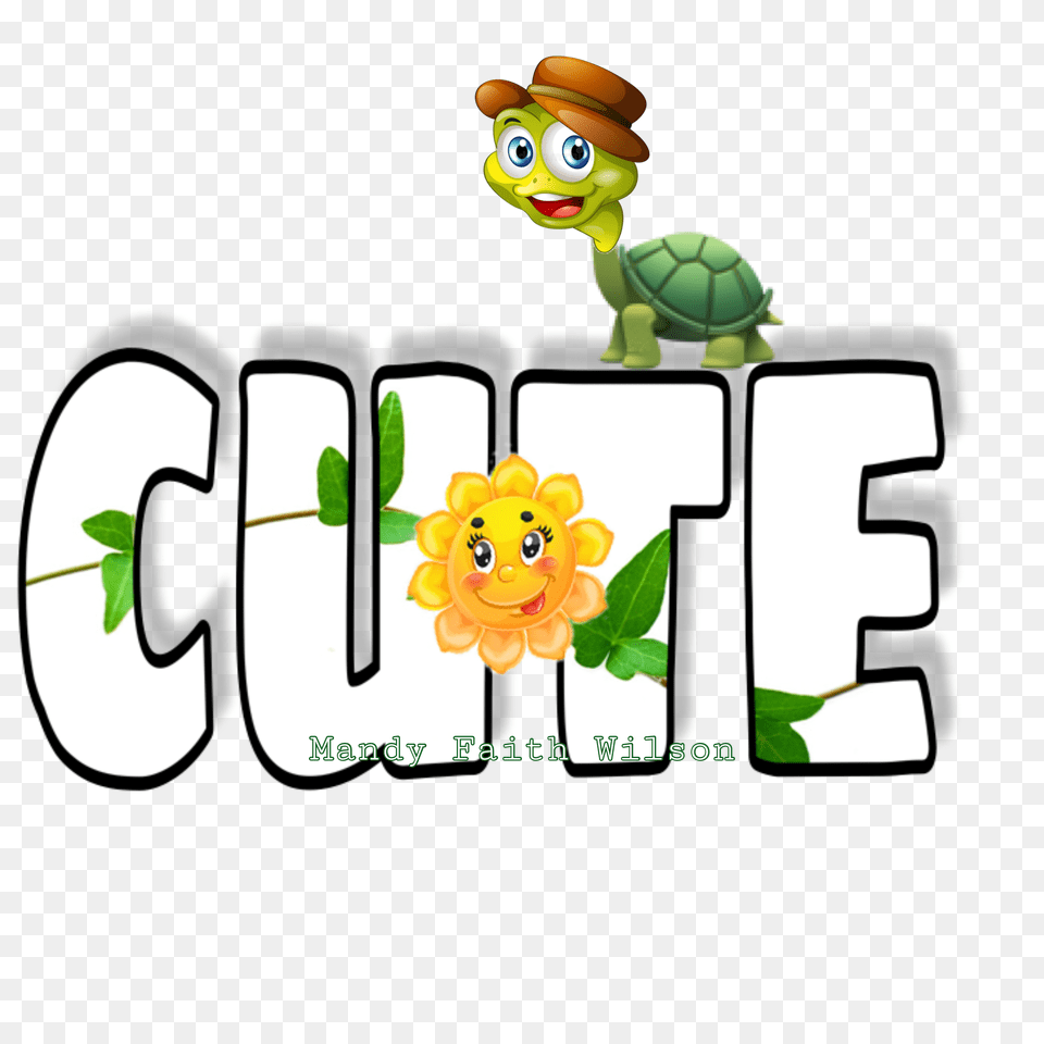 Cute Cuteflower Flower Turtle Compliment Compliments, Baby, Person, Toy, Face Png