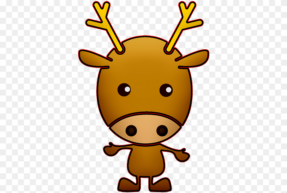 Cute Deer Clipart Dibujos De Animales Kawaii Free Png Download