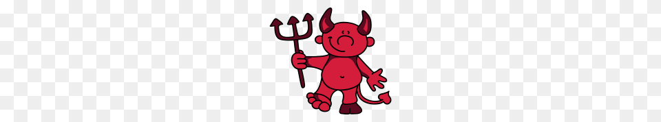 Cute Devil Clipart, Baby, Person, Trident, Weapon Free Png