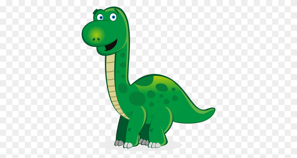 Cute Dino Character Cartoon, Green, Animal, Reptile, Dinosaur Png Image