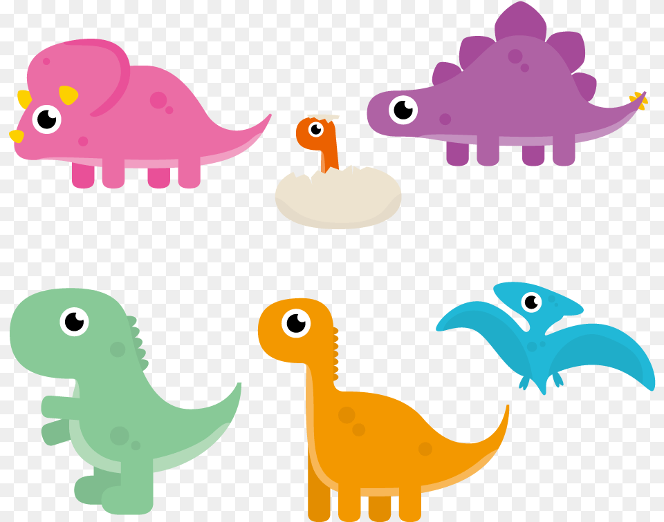 Cute Dinosaur Backgrounds Cartoon Dinosaur, Animal, Mammal, Pig, Bird Free Png Download