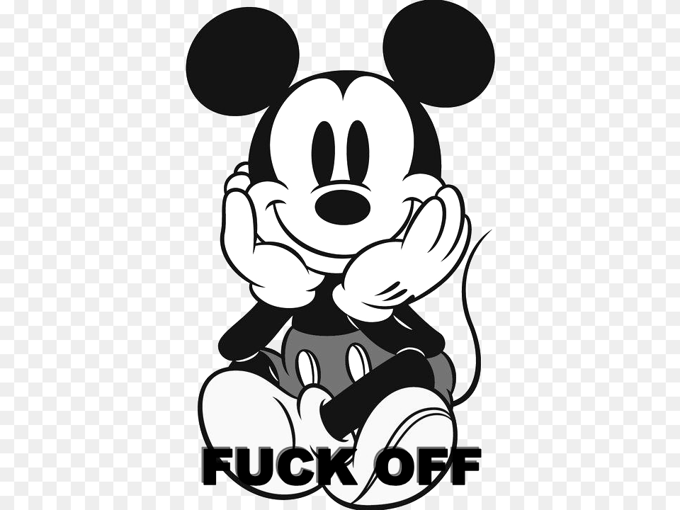 Cute Disney Mickey Mouse, Stencil, Book, Publication, Cartoon Png Image