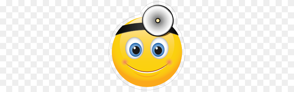Cute Doctor Emoji Sticker, Sphere Free Png