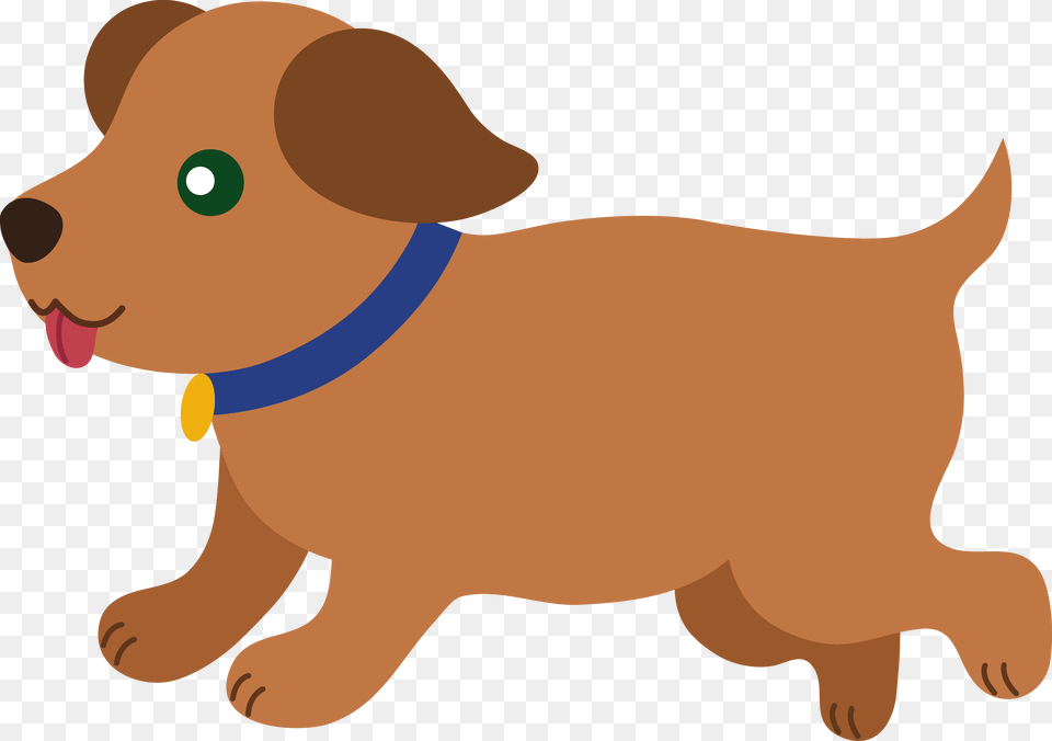 Cute Dog Clipart Running Brown Dog Clipart, Animal, Canine, Mammal, Pet Png