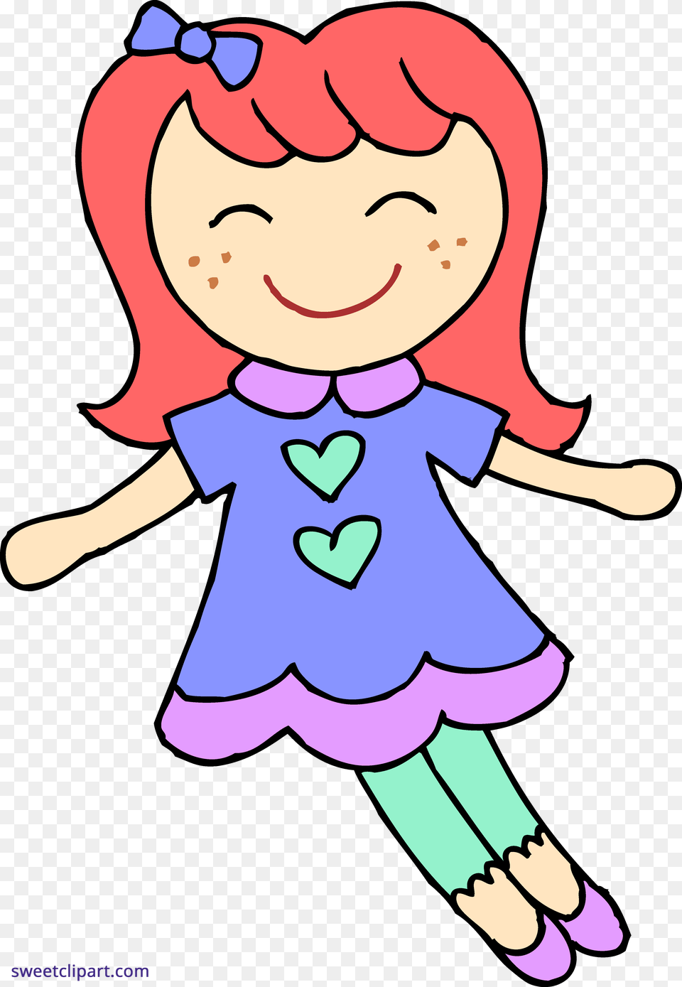 Cute Dolly Clipart Clipart, Baby, Person, Cartoon, Face Free Png Download