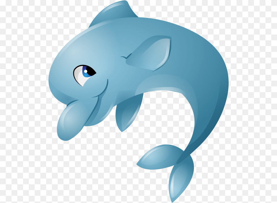 Cute Dolphin Cartoon Transparent, Animal, Mammal, Sea Life Free Png