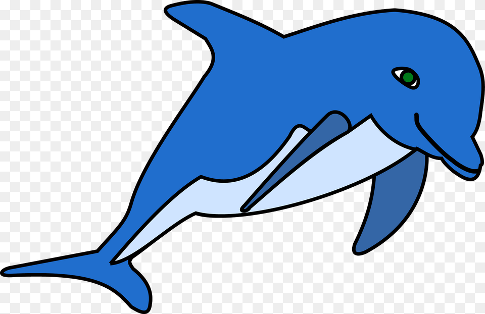 Cute Dolphin Clipart, Animal, Mammal, Sea Life, Fish Png