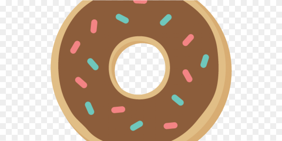 Cute Donut, Food, Sweets, Disk Png