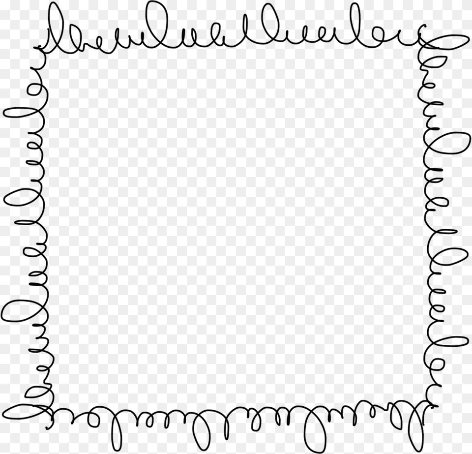 Cute Doodle Frame Black And White Doodle Frames, White Board, Electronics, Screen Png Image