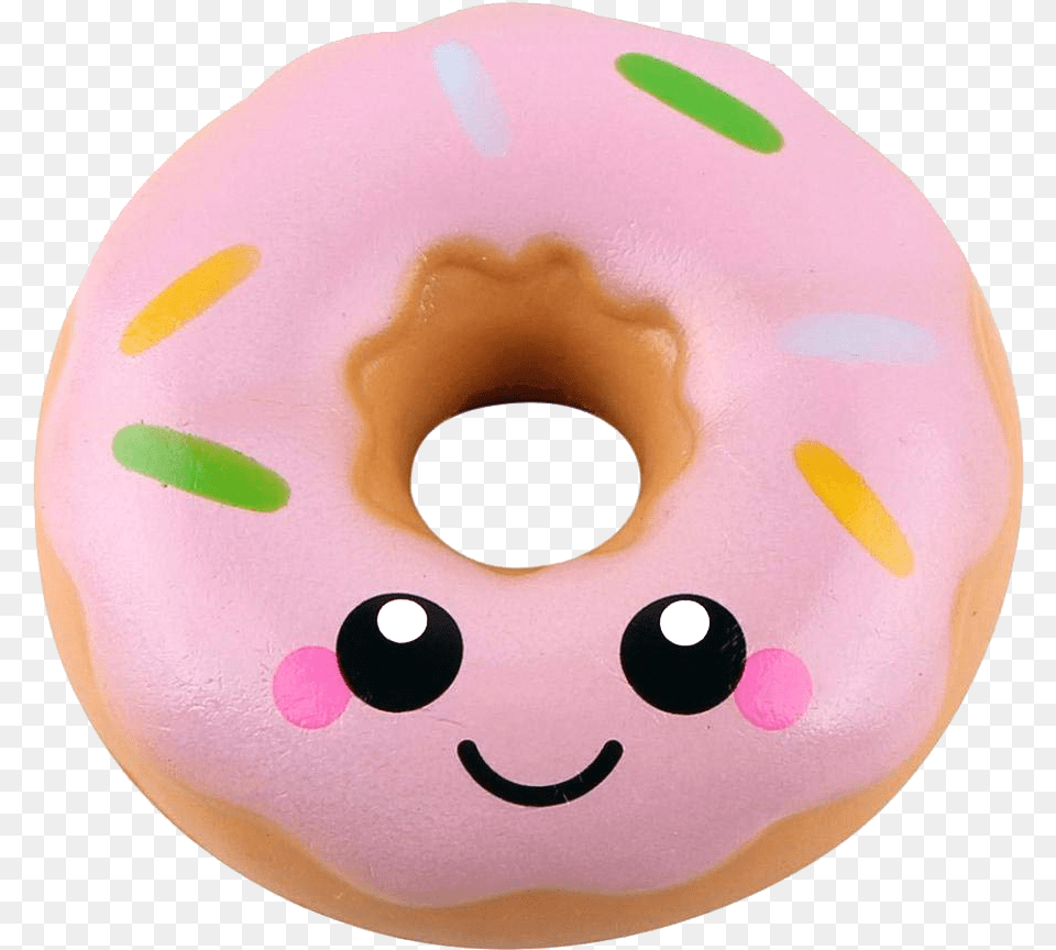 Cute Doughnut, Food, Sweets, Donut, Bread Png Image