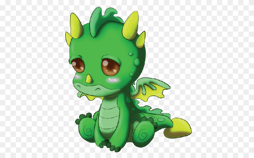 Cute Dragons Cartoon Clip Art Images All Dragon Cartoon Picture, Green, Alien, Toy, Accessories Png