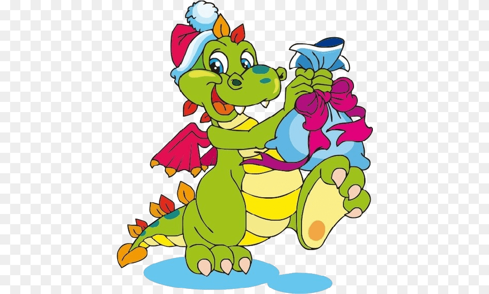 Cute Dragons Cartoon Clip Art Images Christmas Dragon Christmas Cute Dragon Clipart, Baby, Person Png Image