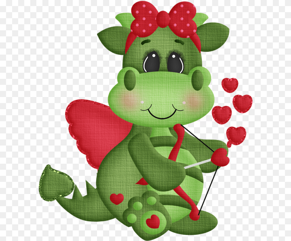 Cute Dragons Punch Art Clipart Transparent Background Cute Valentine Clipart, Toy, Animal, Bird, Penguin Png Image