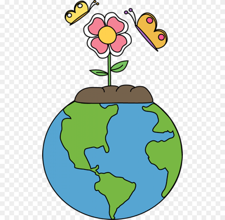 Cute Earth Day Clipart, Astronomy, Outer Space, Planet, Globe Png Image