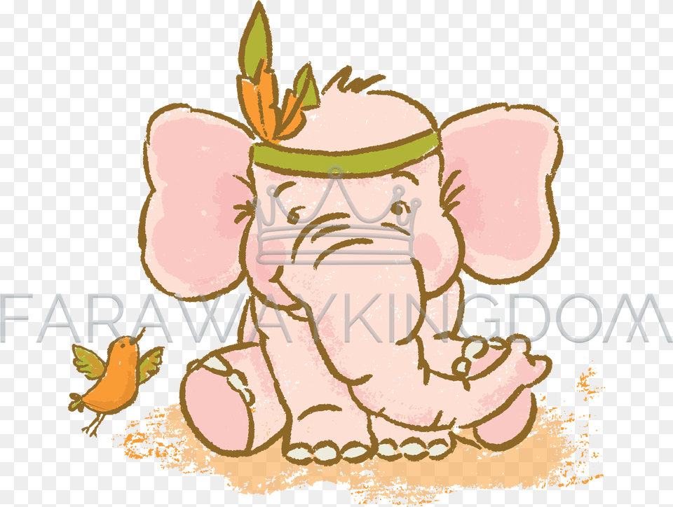 Cute Elephant Cartoon Safari Animal Vector Illustration Card Logo, Bird, Chicken, Fowl, Poultry Png