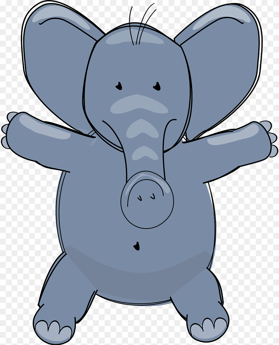 Cute Elephant Clipart, Animal, Mammal, Wildlife, Fish Png