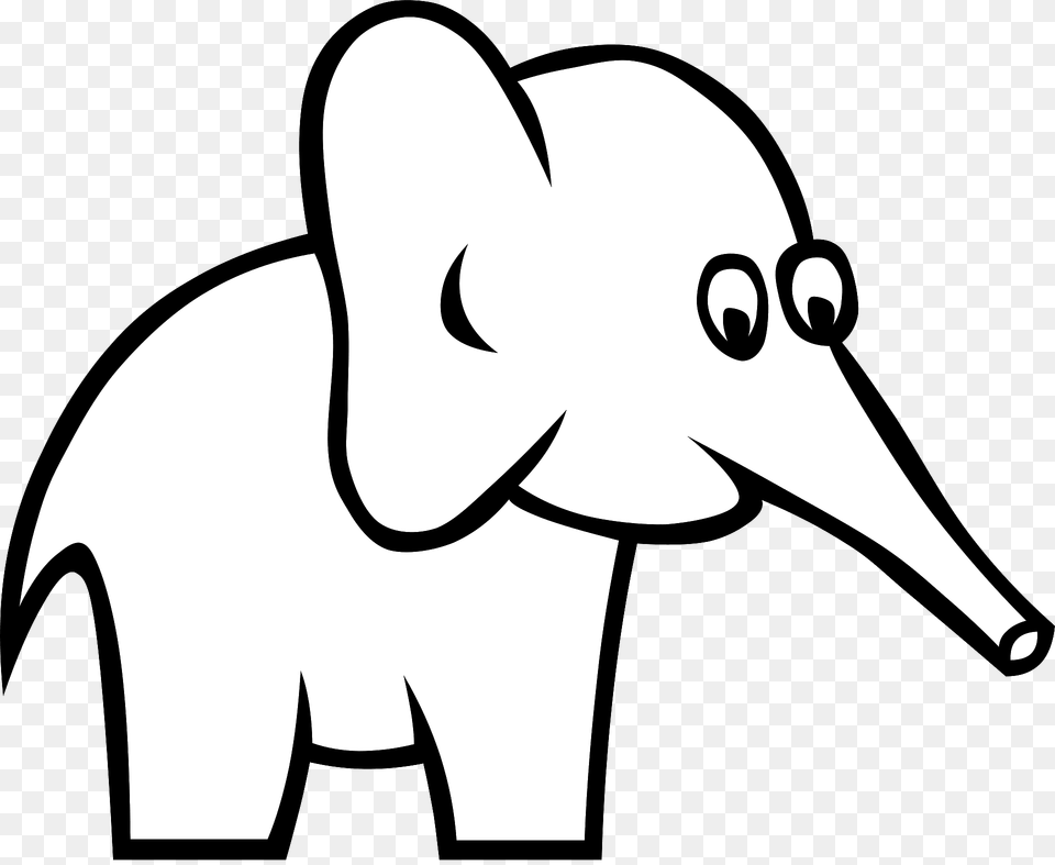 Cute Elephant Clipart, Animal, Wildlife, Mammal, Bow Free Transparent Png