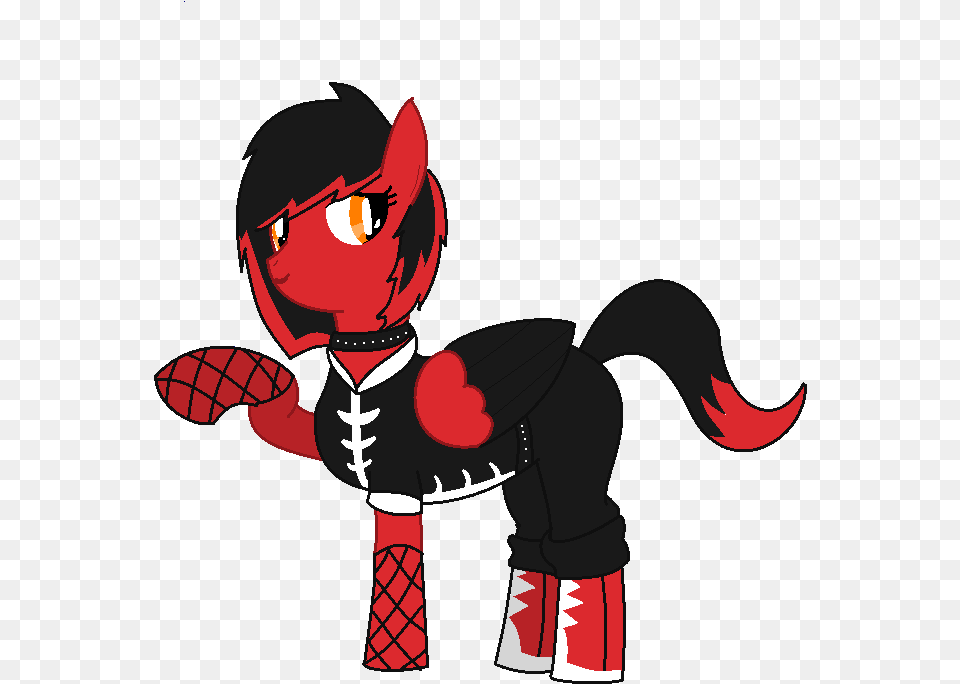 Cute Emo Pony Drawing, Baby, Book, Comics, Person Free Png Download