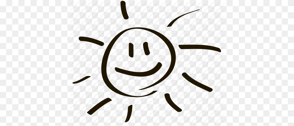 Cute Emoji Emoticon Face Smile Smiley Sun Icon, Text Png