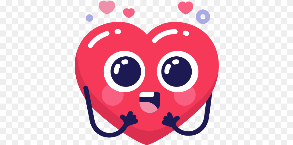 Cute Emoji Heart Icon Icon, Balloon Png Image