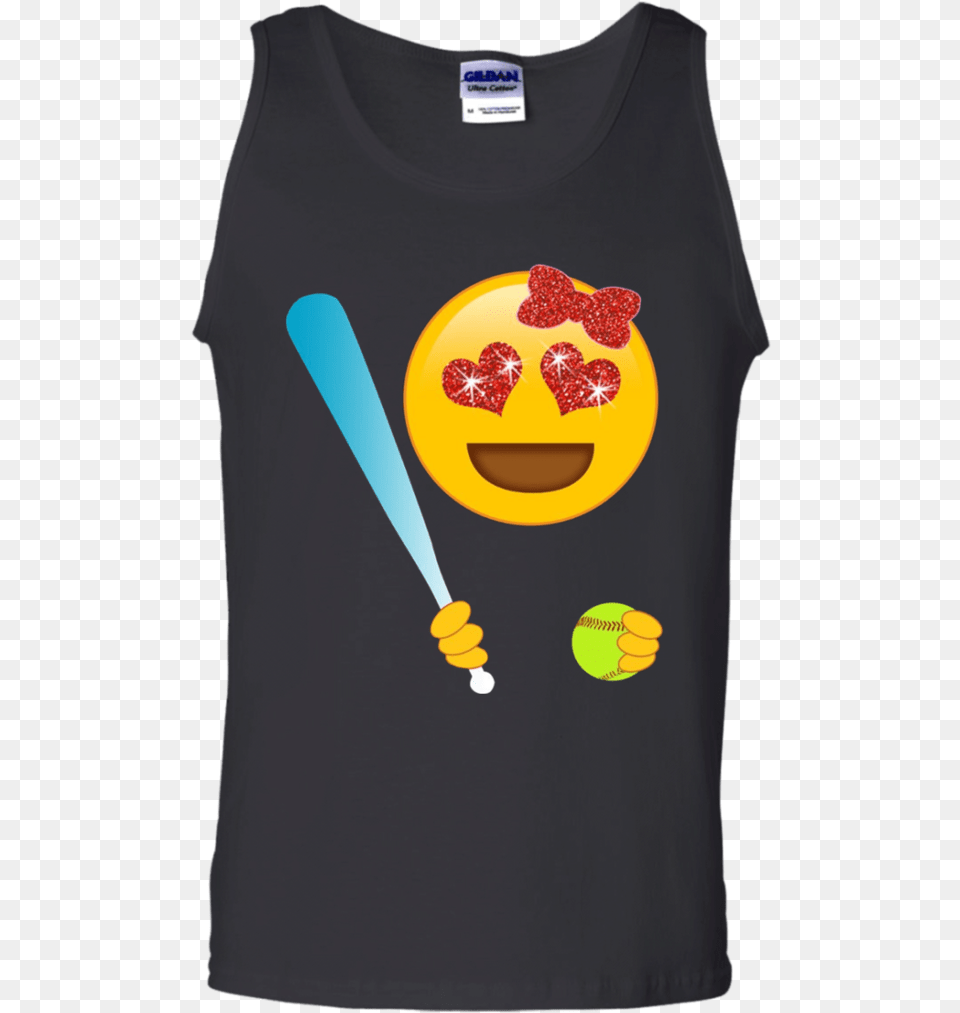 Cute Emoji Softball Player For Girls And Teens Tank Deebo Bike Rental Shirt, T-shirt, Clothing, Food, Fruit Png