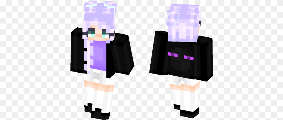 Cute Enderman Sweater Girl Minecraft Skins Derp Sans, Adult, Computer Hardware, Electronics, Hardware Free Transparent Png