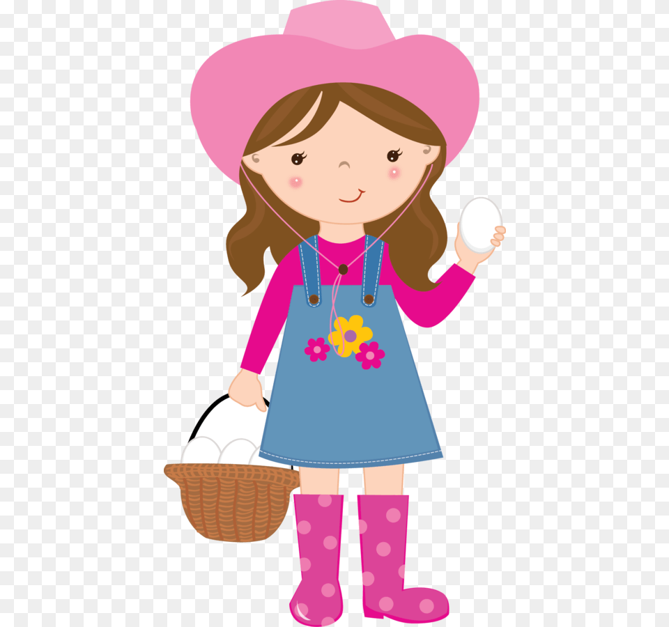Cute Farm For Girls Clip Art Oh My Fiesta In English, Clothing, Hat, Baby, Person Free Transparent Png