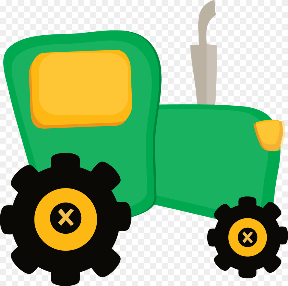 Cute Farmer Cliparts, Tractor, Transportation, Vehicle, Carriage Free Transparent Png