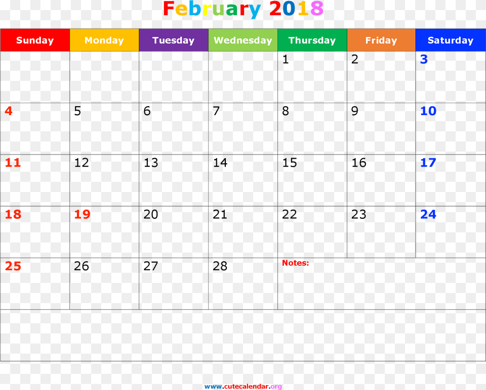 Cute February 2018 Calendar Notes Landscape January 2018 Calendar Mlk Png