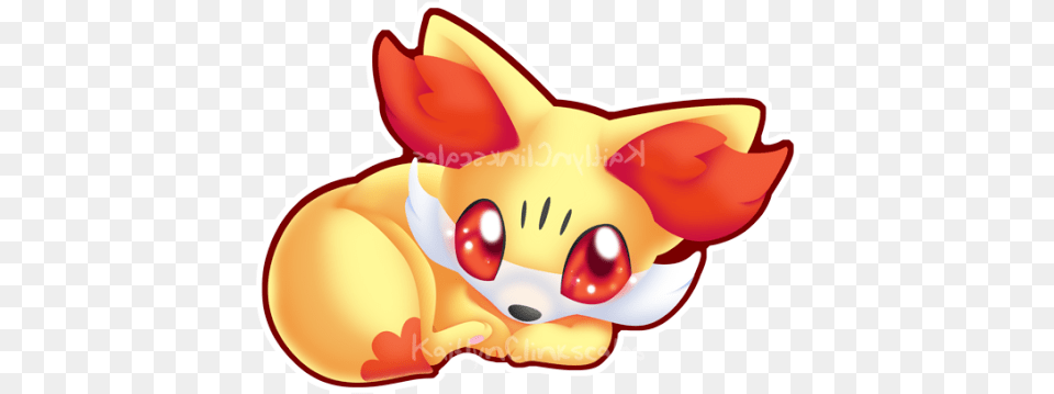 Cute Fennekin, Food, Ketchup Free Png Download