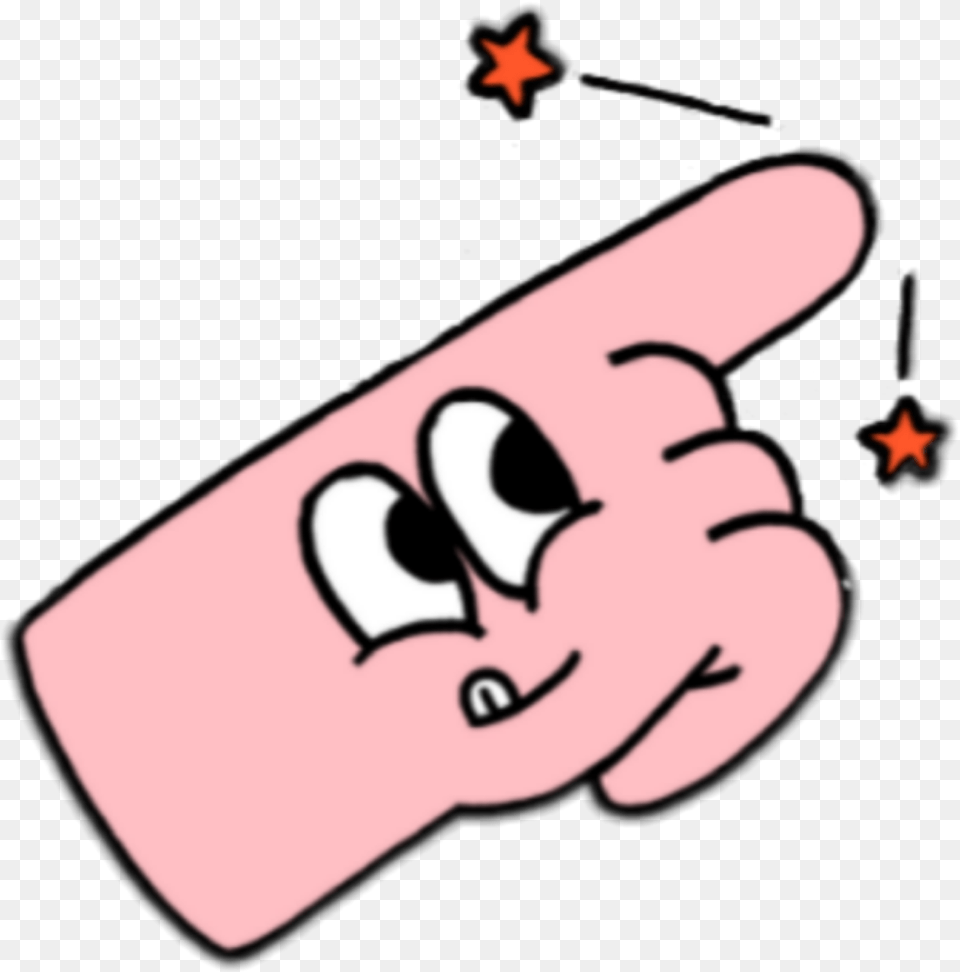 Cute Finger Hand Pink Yay Stars Star Overlays Soft Bot, Body Part, Person, Face, Head Free Png