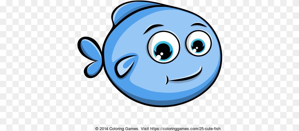 Cute Fish Coloring, Face, Head, Person, Animal Free Png