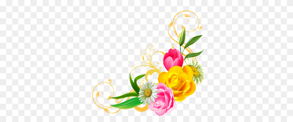 Cute Flower Clip Art, Floral Design, Flower Arrangement, Flower Bouquet, Graphics Png