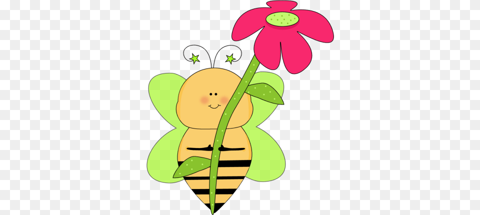 Cute Flower Clip Art, Animal, Invertebrate, Insect, Honey Bee Free Png Download