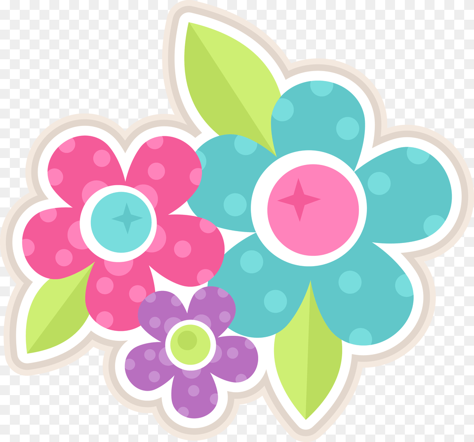 Cute Flower Clipart, Art, Graphics, Floral Design, Pattern Free Png