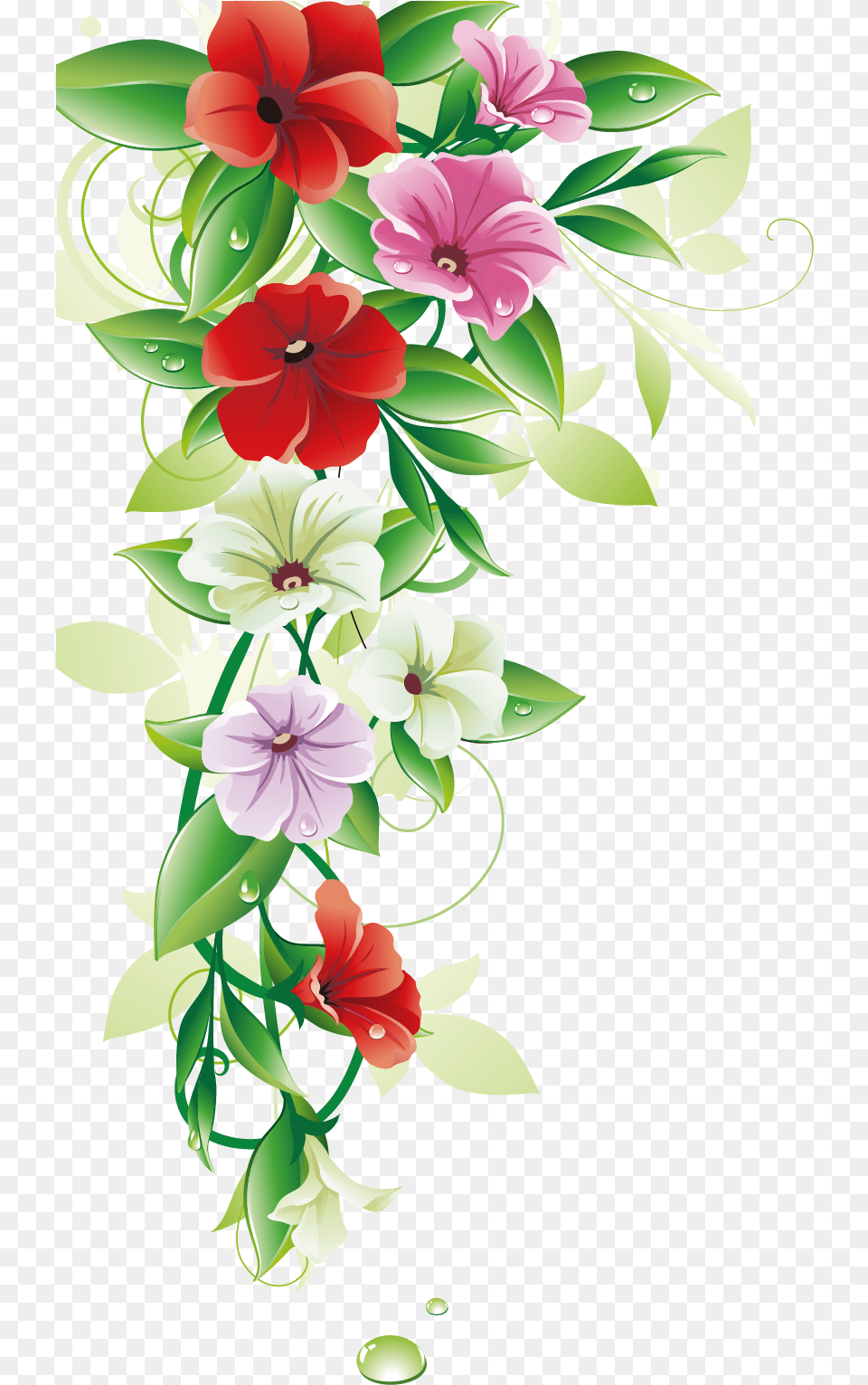 Cute Flower Clipart Clipart Border Flowers, Art, Floral Design, Graphics, Pattern Free Png